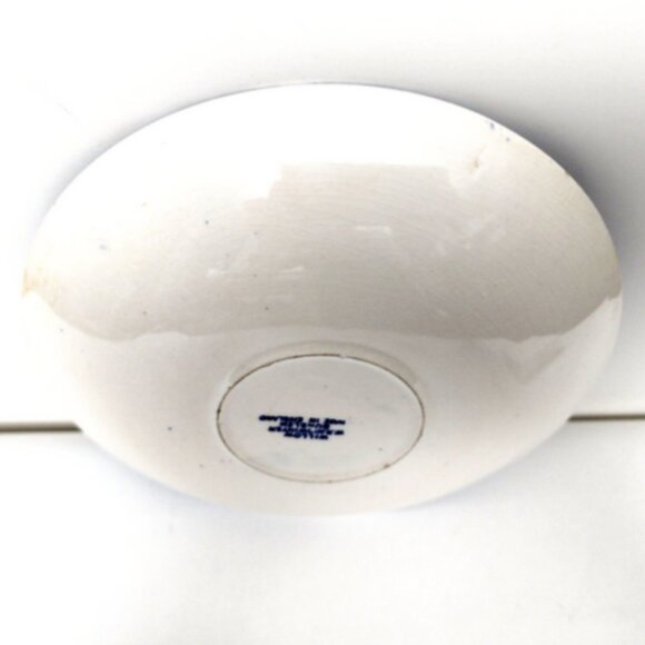 Vintage Collectible Willow WRMidwinter Burslem Asian Blue Village 7" SaucerPlate - Picture 6 of 7